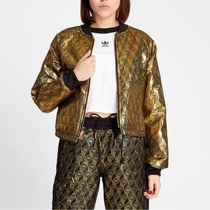 Adidas 50th Anniversary Superstar Reversible Track Suit Black and Gold in L